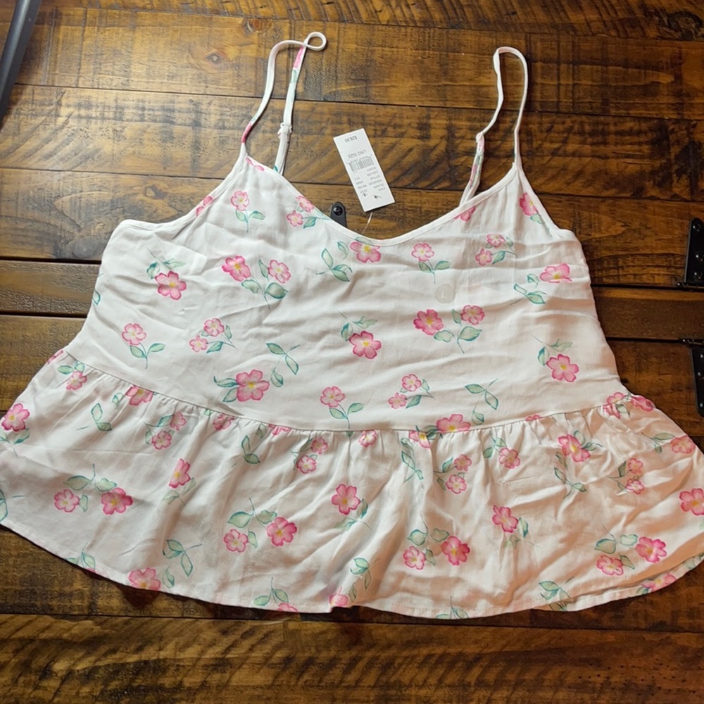 L.A. Hearts floral tank